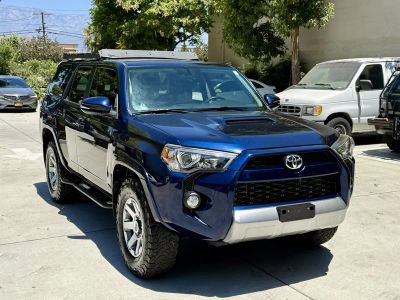 2016 Toyota 4Runner in Blue — front three-quarter view