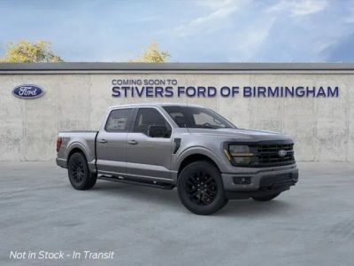 2026 Ford F-150 XLT in Gray — front three-quarter view