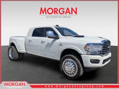 2023 Ram 3500 Limited Longhorn in White — front three-quarter view