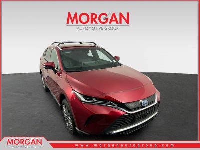 2024 Toyota Venza XLE in Ruby Flare Pearl — front three-quarter view