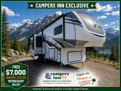 2022 Alliance RV Paradigm — front three-quarter view