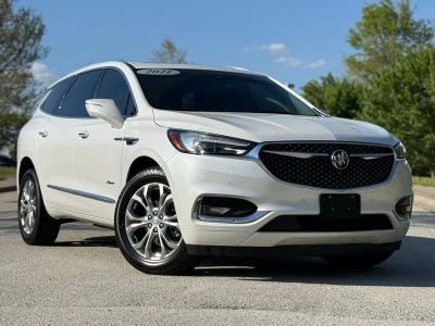 2021 Buick Enclave Avenir in White — front three-quarter view