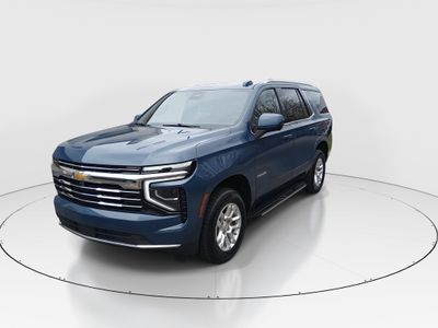 2025 Chevrolet Tahoe — rear three-quarter view