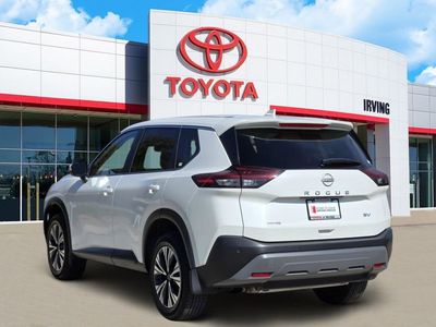 2023 Nissan Rogue — rear three-quarter view