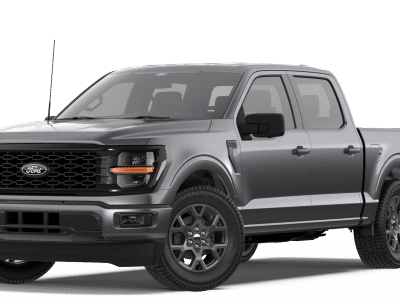 2026 Ford F-150 STX in Carbonized Gray Metallic — front three-quarter view