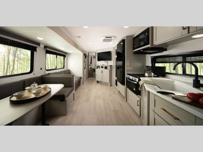2027 Jayco Jay Flight SLX — rear three-quarter view
