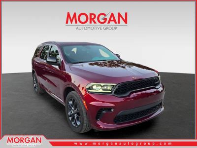 2025 Dodge Durango GT in Octane Red Pearlcoat — front three-quarter view