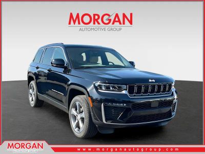 2026 Jeep Grand Cherokee Limited in Black — front three-quarter view