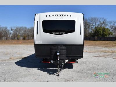 2026 Forest River RV Flagstaff Micro Lite — rear three-quarter view