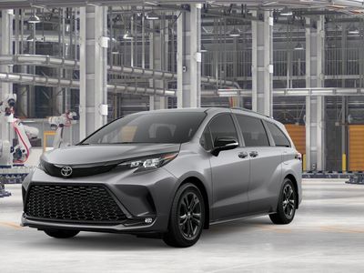 2026 Toyota Sienna XSE in Heavy Metal — front three-quarter view