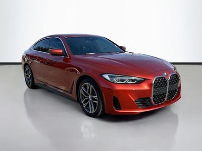 2023 BMW 4 Series 430i Gran Coupe in Orange — front three-quarter view