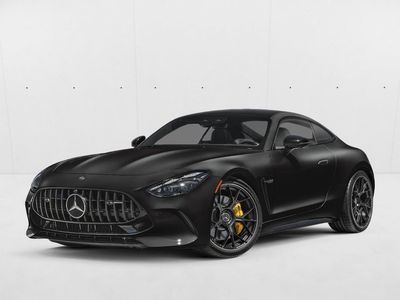 2026 Mercedes-Benz AMG GT 55 AMG &reg; GT 55 Coupe in Obsidian Black — front three-quarter view