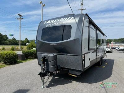 2023 Forest River RV Flagstaff Super Lite — rear three-quarter view