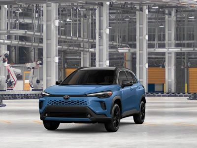 2026 Toyota Corolla Cross Hybrid — rear three-quarter view