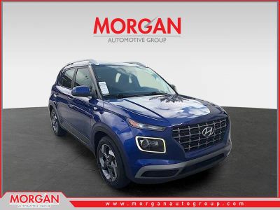 2022 Hyundai Venue Limited in Intense Blue — front three-quarter view