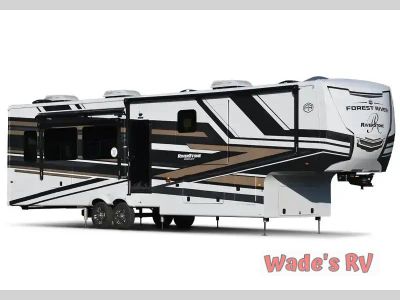 2026 Forest River RV RiverStone 39RKFB — front three-quarter view
