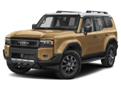 2024 Toyota Land Cruiser in Wind Chill Pearl — front three-quarter view