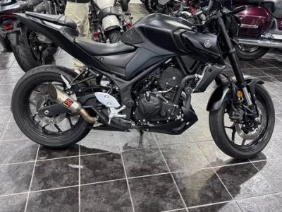 2024 Yamaha MT-03 — front three-quarter view