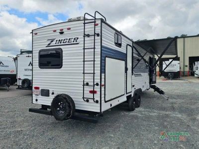 2023 CrossRoads RV Zinger — rear three-quarter view
