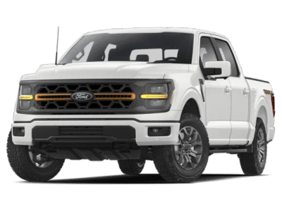2026 Ford F-150 Tremor in White — front three-quarter view