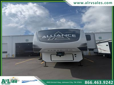 2023 Alliance RV Paradigm 310RL — front three-quarter view