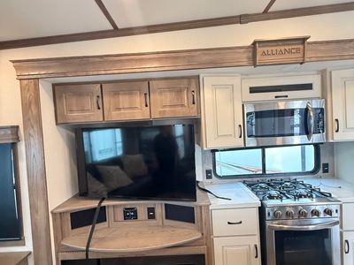 2023 Alliance RV Paradigm — engine compartment view