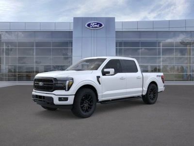 2026 Ford F-150 in AZ White — front three-quarter view
