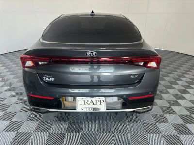 2021 Kia K5 — rear three-quarter view