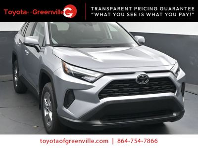 2025 Toyota RAV4 XLE SUV — rear three-quarter view