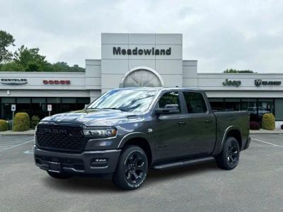 2026 RAM 1500 Big Horn in Granite Crystal Metallic Clear-Coat Exterior Paint — front three-quarter view