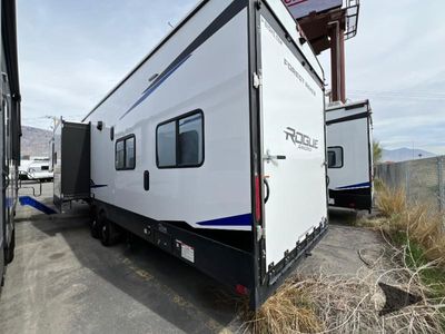 2026 Forest River RV Vengeance Rogue Armored — rear three-quarter view