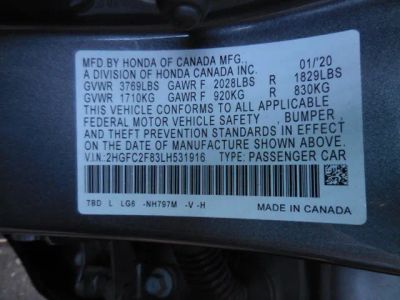 2020 HONDA CIVIC — photo 31 view