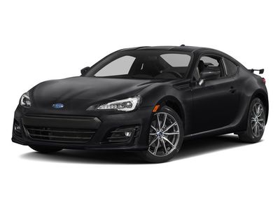 2017 Subaru BRZ Limited in Crystal Black Silica — front three-quarter view