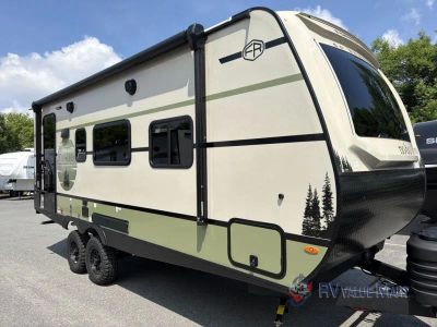 2027 Forest River RV No Boundaries — rear three-quarter view