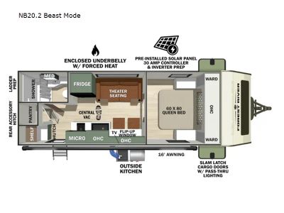2027 Forest River RV No Boundaries — side profile view