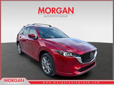 2024 Mazda CX-5 2.5 S Premium Package in Soul Red Crystal Metallic — front three-quarter view