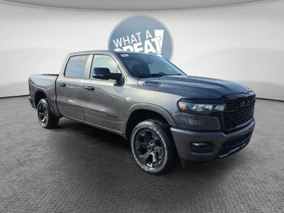 2026 RAM 1500 Big Horn/Lone Star in Granite Crystal Metallic Clearcoat — front three-quarter view