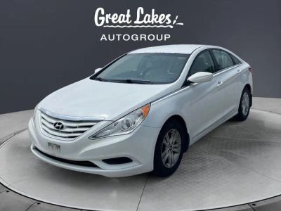 2012 Hyundai Sonata GLS in Shimmering White Mica — front three-quarter view