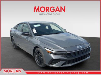 2026 Hyundai ELANTRA SEL Sport in Ecotronic Gray — front three-quarter view
