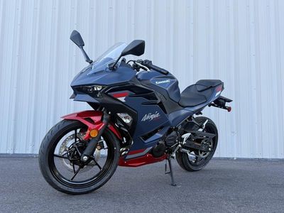 2026 Kawasaki Ninja 500 ABS Metallic Matte Twilight Blue - Photo 1