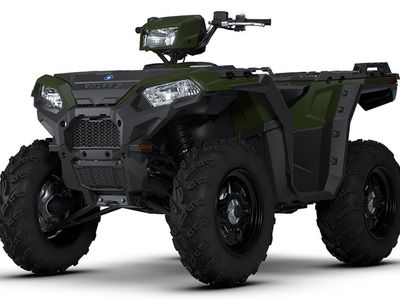 2026 Polaris Sportsman 850 A26SXA85A1 in Sage Green — front three-quarter view