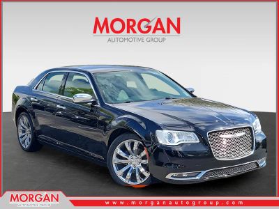 2019 Chrysler 300 Limited in Black — front three-quarter view