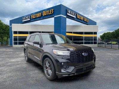 2025 Ford Explorer — rear three-quarter view