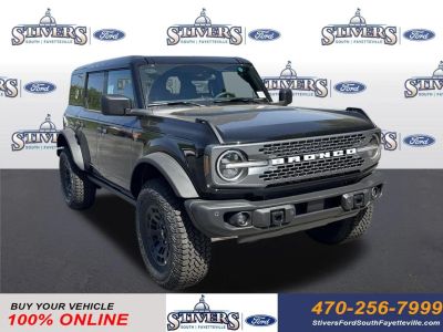 2026 Ford Bronco Badlands in Black — front three-quarter view