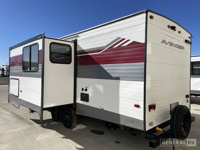 2025 Prime Time RV Avenger — rear three-quarter view