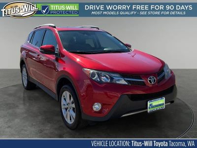 2015 Toyota RAV4 Limited in Barcelona Red Met. — front three-quarter view
