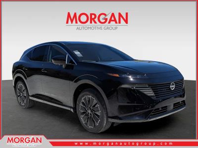 2026 Nissan Murano Platinum in Black — front three-quarter view