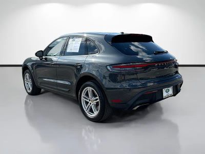 2025 Porsche Macan — rear three-quarter view