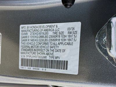 2026 Honda Odyssey — photo 37 view