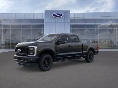 2026 Ford F-250 in Agate Black — front three-quarter view